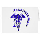 CADUCEUS RN LOGO REGISTERED NURSE cards