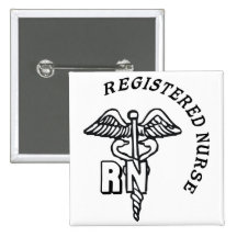 CADUCEUS RN LOGO REGISTERED NURSE PIN