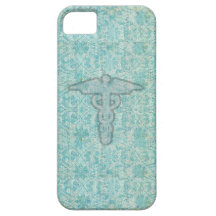 Caduceus the medical symbol for a doctor or nurse iPhone 5 cover