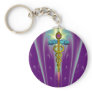 CADUCEUS , vibrant gold ametist