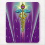 CADUCEUS , vibrant gold ametist