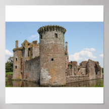 Caerlaverock Castle,Scotland,UK Posters