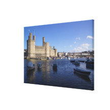 Caernarfon Castle, Gwynedd, Wales Canvas Print