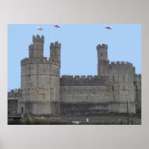 CAERNARFON CASTLE POSTER