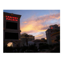 Caesars Palace Dual Image Postcard