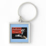 Cafe ABG Vintage Coffee Shop Ad Art Key Chain