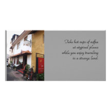 Café at Kochi Picture Card