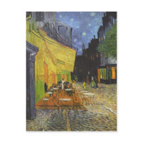 Cafe at Night by Vincent Van Gogh Postcards