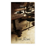 cafe business card template
