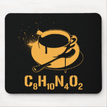Café C8H10N4O2 Tapis De Souris