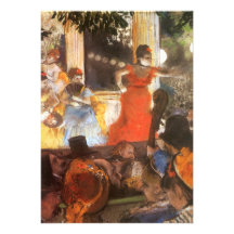 Cafe Concert at Les Ambassadeurs by Edgar Degas Personalized Invitation