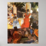 Cafe Concert at Les Ambassadeurs by Edgar Degas Print