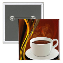 Café d'art de café badge