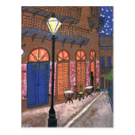 Café de nuit de la Nouvelle-Orléans Cartes Postales