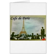 cafe de paris greeting cards