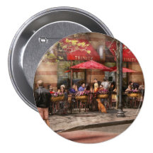 Cafe - Hoboken, NJ - Cafe Trinity Pinback Buttons
