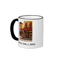 Cafe, IMG_5685, CAFE HAJJAR, NO DECAF. Coffee Mugs