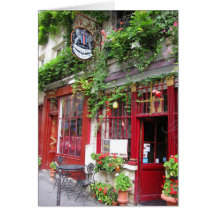 Cafe in Paris Cards