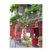 Cafe in Paris Post Card