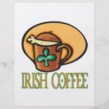 Café irlandais prospectus customisé