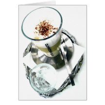 Cafe Latte Fix Greeting Card