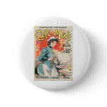 Cafe Malt Vintage Coffee Drink Ad Art Pinback Button