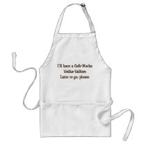 Cafe-Mocha Vodka-Valium Latte Aprons