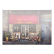Cafe - NY - Chelsea - Mappamondo Custom Invitations