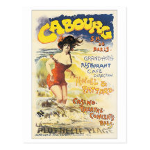 Café Paris de restaurant de Cabourg Cartes Postales