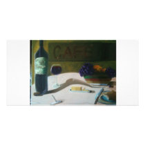 Cafe Personalized Photo Card