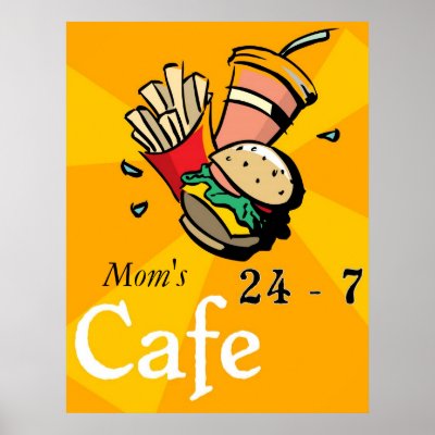 Cafe Poster by ontopsell