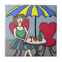 Cafe Print Tile