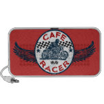 Cafe racer laptop speaker