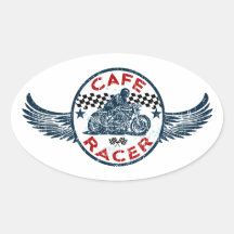 Cafe racer stickers