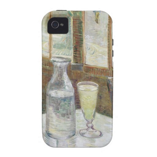 Café table with absinth iPhone 4 Case