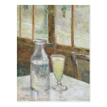 Café table with absinth Postcard