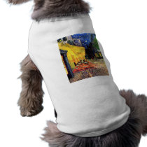 Café Terrace on the Place du Forum, Arles at Night Doggie T Shirt