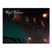 Cafe Verona on Independence Square, Indep. Mo. Postcard