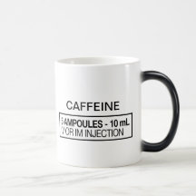 CAFÉINE IV OU IMI INJECTION TASSE À CAFÉ