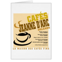Cafes Jeanne D'Arc Greeting Cards