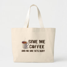 Caffein Deprivation Canvas Bag