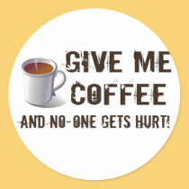Caffein Deprivation stickers