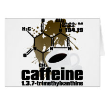 Caffeine Greeting Card