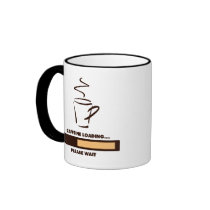 CAFFEINE LOADING - PLEASE WAIT COFFEE MUGS