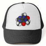 Caffeine Molecule 3D Space Filling Model Trucker Hats