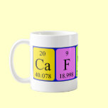 Caffeine periodic table mug mugs