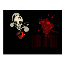 Caffeine Zombie Post Card