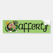 Cafferty Celtic Dragon Bumper Sticker