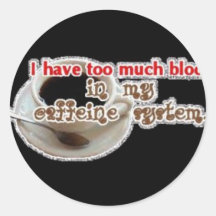 caffiene system stickers