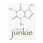 caffine junkie PNG Post Cards